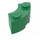 LEGO Green Kostka 2 x 2 Kulatá Roh se zářezem a normální spodní stranou (3063 / 45417)