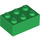 LEGO Green Kostka 2 x 3 (3002)