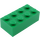 LEGO Green Kostka 2 x 4 (3001 / 72841)