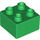 LEGO Green Duplo Kostka 2 x 2 (3437 / 89461)