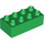 LEGO Green Duplo Kostka 2 x 4 (3011 / 31459)