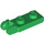 LEGO Green Závěs Deska 1 x 2 s Zamykání Prsty s Groove (44302)
