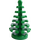 LEGO Zelená Pine Strom (Malý) 3 x 3 x 4 (2435)