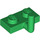 LEGO Green Deska 1 x 2 s Hák (5 mm horizontální rameno) (43876 / 88072)