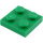 LEGO Green Deska 2 x 2 (3022 / 94148)