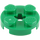 LEGO Green Deska 2 x 2 Kulatá s osa otvorem (s &#039;+&#039; otvorem pro nápravu) (4032)