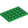 LEGO Green Deska 4 x 6 (3032)