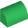 LEGO Green Sklon 1 x 2 Zakřivený (37352 / 98030)