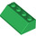 LEGO Green Sklon 2 x 4 (45°) s drsným povrchem (3037)