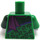 LEGO Zelená The Riddler s Zelená a Tmavě zelená Oblek Minifigurka Trup (973 / 76382)