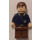 LEGO Han Solo s Dark Modrá Bunda a Reddish Hnědá Nohy Minifigurka (úsměv)