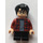 LEGO Harry Potter s Tmavě červená Plaid Košile a Černá Nohy Minifigurka