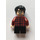 LEGO Harry Potter s Tmavě červená Plaid Košile a Černá Nohy Minifigurka