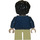 LEGO Harry Potter s &#039;H&#039; na Dark Modrá Pullover, Krátký Nohy Minifigurka