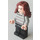 LEGO Hermione Granger s Šedá Striped Skokan a Černá Nohy Minifigurka