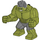 LEGO Hulk (Velký) s Šedá Pants a Úsměv Minifigurka