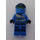 LEGO Jay - Legacy s Transparentní Neon Zelená Hlava Minifigurka