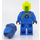 LEGO Jay - Legacy s Transparentní Neon Zelená Hlava Minifigurka