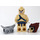 LEGO Lennox s stříbrný Rameno Armour a Chi Minifigurka