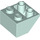 LEGO Light Aqua Sklon 2 x 2 (45°) Převrácený s plochou distanční vložkou vespod (3660)