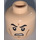 LEGO Světlá tělová Angry Clone Hlava (Zapuštěný pevný cvoček) (3626 / 12817)