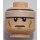 LEGO Light Flesh Batman Hlava s White Stripe Dekorace (Zapuštěný masivní čep) (76761 / 99785)