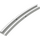 LEGO Světle šedá 12V Traintrack Conducting Zábradlí Zakřivený se zásuvkami (3241)