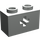 LEGO Light Gray Kostka 1 x 2 s osa otvorem (&#039;+&#039; Otevření a spodní držák čepu) (32064)