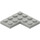 LEGO Light Gray Deska 4 x 4 Roh (2639)