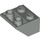 LEGO Light Gray Sklon 2 x 2 (45°) Převrácený s plochou distanční vložkou vespod (3660)
