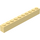 LEGO Světle žlutá Kostka 1 x 10 (6111)