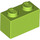LEGO Lime Kostka 1 x 2 se spodní trubkou (3004 / 93792)