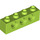 LEGO Lime Kostka 1 x 4 s dírami (3701)