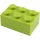 LEGO Lime Kostka 2 x 3 (3002)