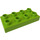 LEGO Lime Duplo Deska 2 x 4 (4538 / 40666)
