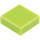 LEGO Lime Dlaždice 1 x 1 s Groove (3070 / 30039)