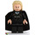 LEGO Lucius Malfoy s Černá Robe a Plášť Minifigurka