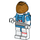 LEGO Lunar Research Astronaut - ženský Minifigurka