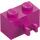 LEGO Magenta Kostka 1 x 2 s Vertikální Klip s otevřeným &#039;O&#039; klipem (42925 / 95820)