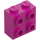 LEGO Magenta Kostka 1 x 2 x 1.6 s Cvočky na Jeden Postranní (1939 / 22885)