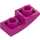 LEGO Magenta Sklon 1 x 2 Zakřivený Převrácený (24201)