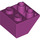 LEGO Magenta Sklon 2 x 2 (45°) Převrácený s plochou distanční vložkou vespod (3660)
