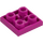 LEGO Magenta Dlaždice 2 x 2 Převrácený (11203)