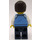 LEGO Man v Medium Modrá Jacket Minifigurka