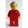 LEGO Muž v Červená Tracksuit Minifigurka