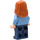 LEGO Mary Jane s Středně modrá Svetr Minifigurka