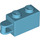 LEGO Medium Azure Kostka 1 x 2 s Závěs Shaft (Splachovací hřídel) (34816)