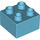 LEGO Medium Azure Duplo Kostka 2 x 2 (3437 / 89461)