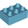 LEGO Medium Azure Duplo Kostka 2 x 3 (87084)