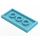 LEGO Medium Azure Dlaždice 2 x 4 (87079)